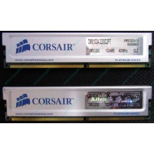 Память 2 шт по 1Gb DDR Corsair XMS3200 CMX1024-3200C2PT XMS3202 V1.6 400MHz CL 2.0 063844-5 Platinum Series (Истра)