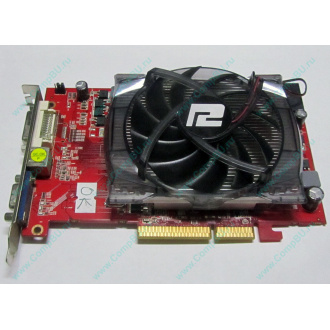 Б/У видеокарта 1Gb ATI Radeon HD4670 AGP PowerColor R73KG 1GBK3-P (Истра)